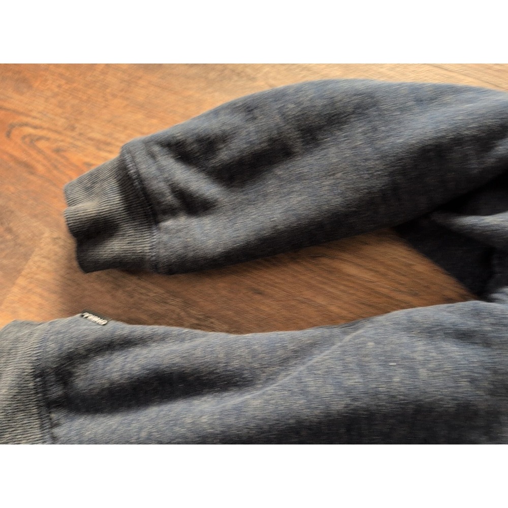 O'Neil Jacket Men's M Sherpa Fleece Hoodie Navy Full Zip Surf Skater Pockets Vtg - Picture 13 of 16